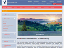 Tablet Screenshot of heinrichschwabverlag.de